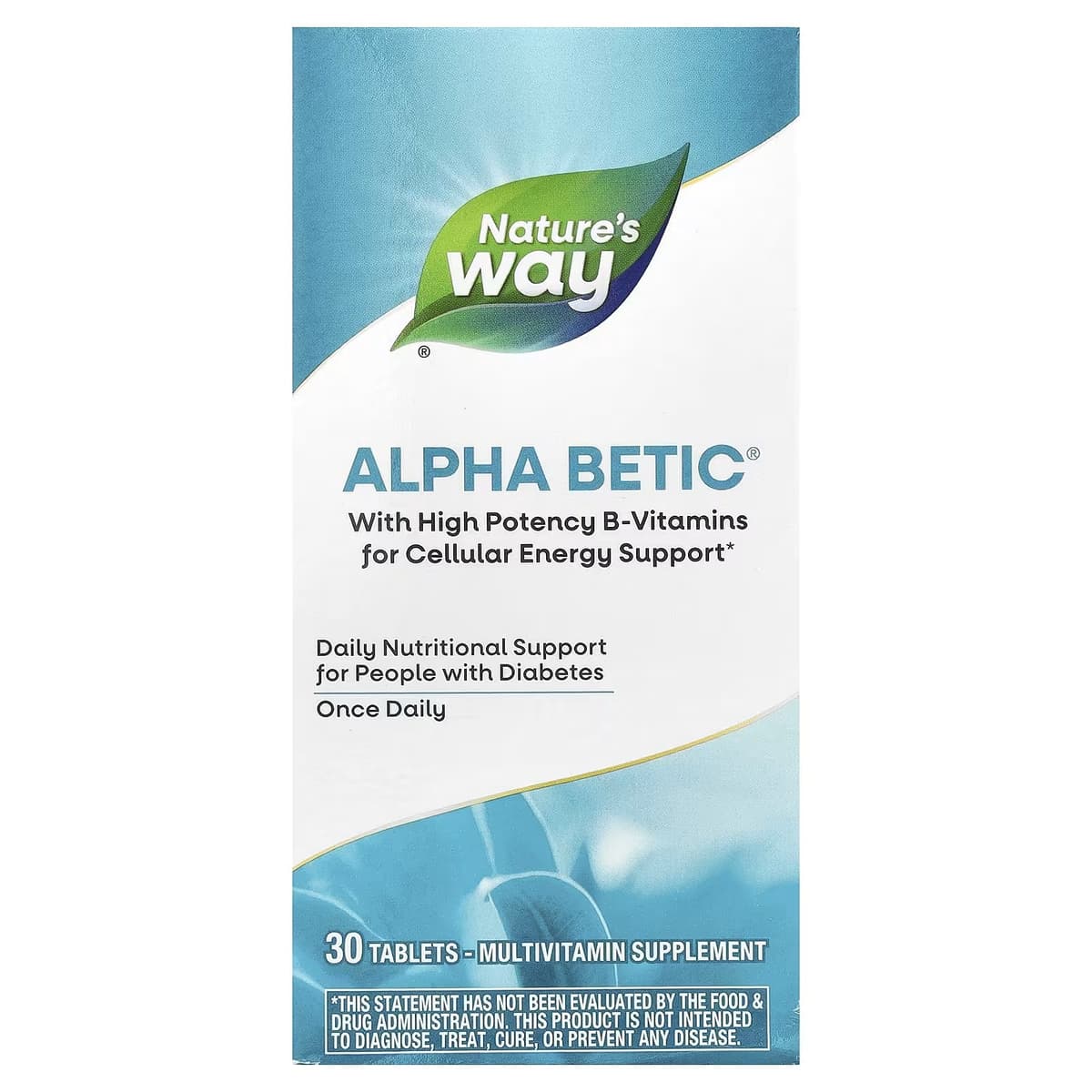 Nature'S Way - Alpha Betic - 30 Tabs