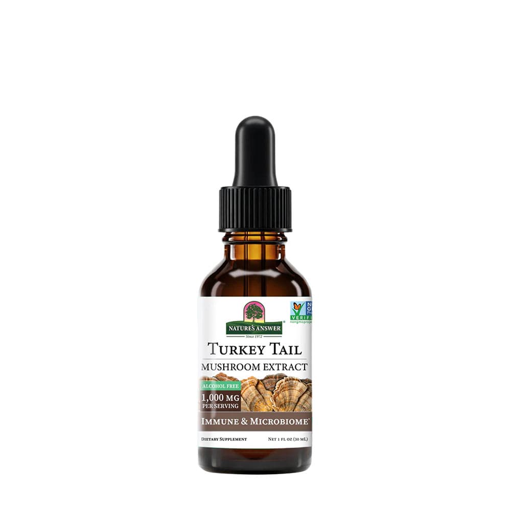 Nature's Answer - Turkey Tail Mushroom Extract - 1 Fl oz – Nature'S Answer förpackning