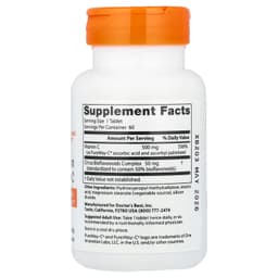Doctor's Best - High Absorption Vitamin C - 60 Tablets