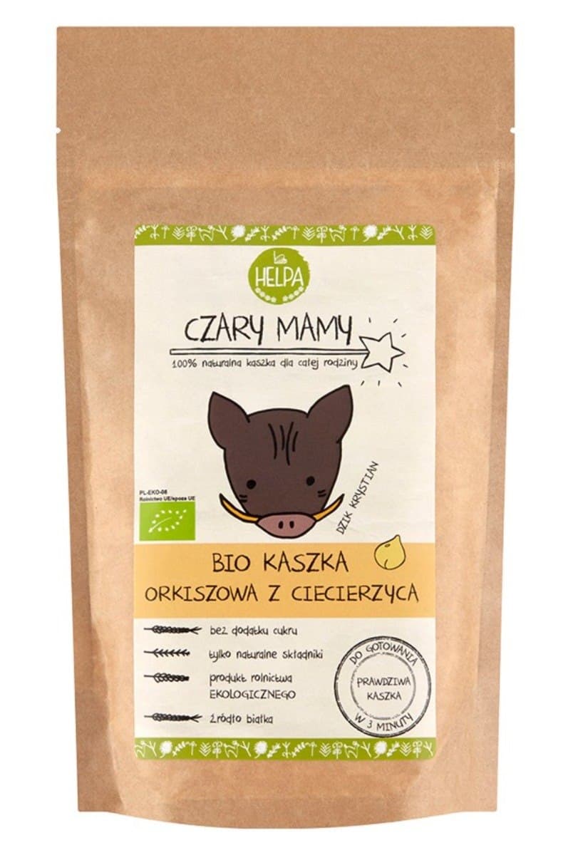 HELPA - Czary Mamy Organic Barley Groat with Chickpea - 200g – helpa förpackning