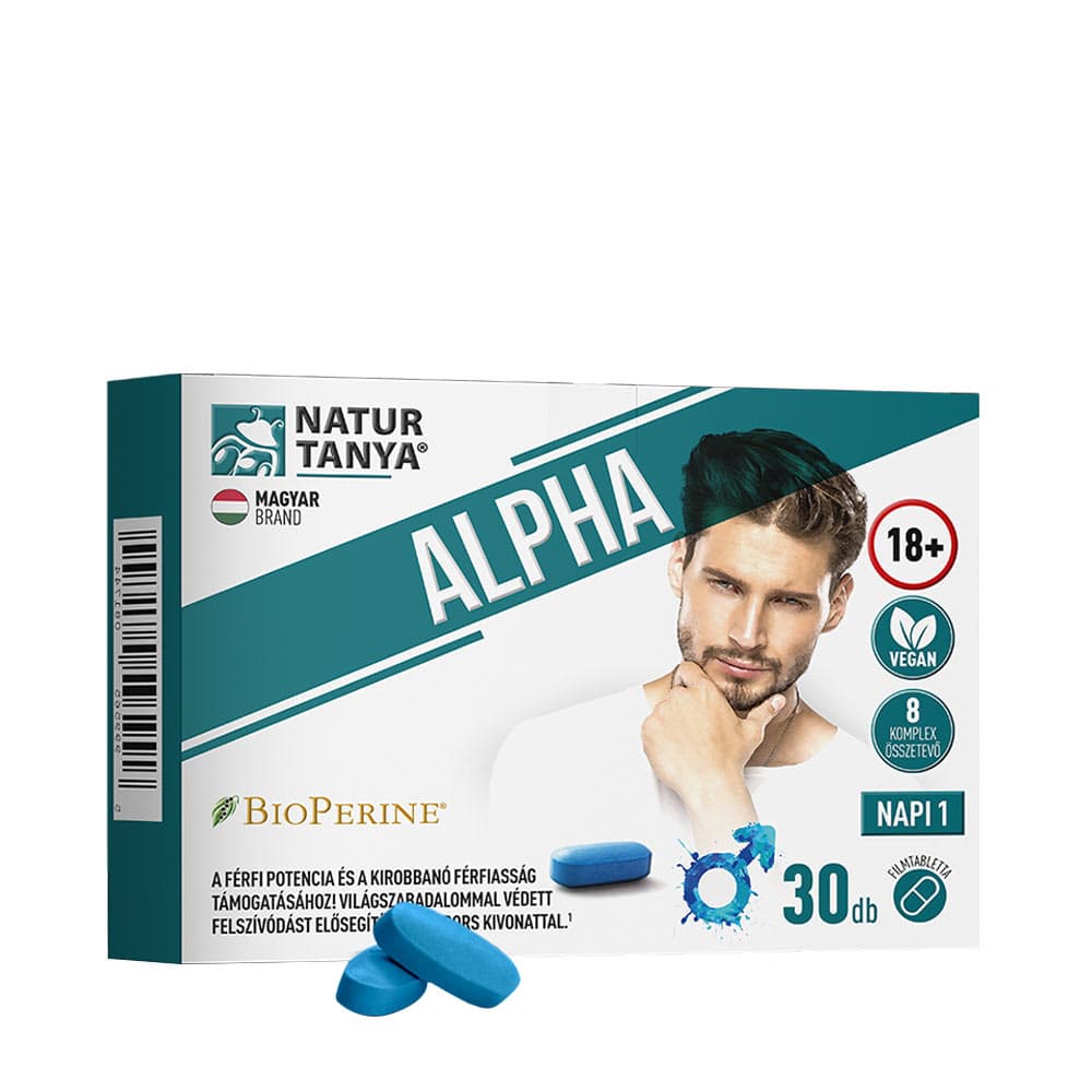Natur Tanya - Alpha - 30 Tabs – Natur Tanya förpackning