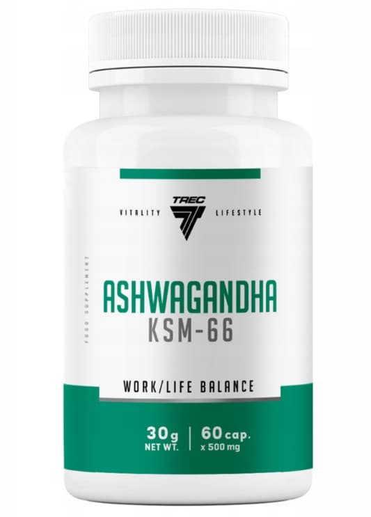 Trec - Ashwagandha KSM-66 - 60 Caps – Trec förpackning