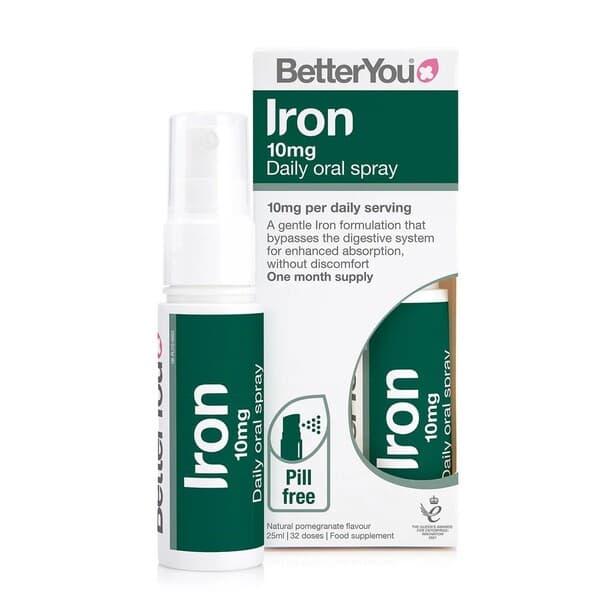 Better You - Iron 10 Daily Oral Spray - 25ml – Better You förpackning