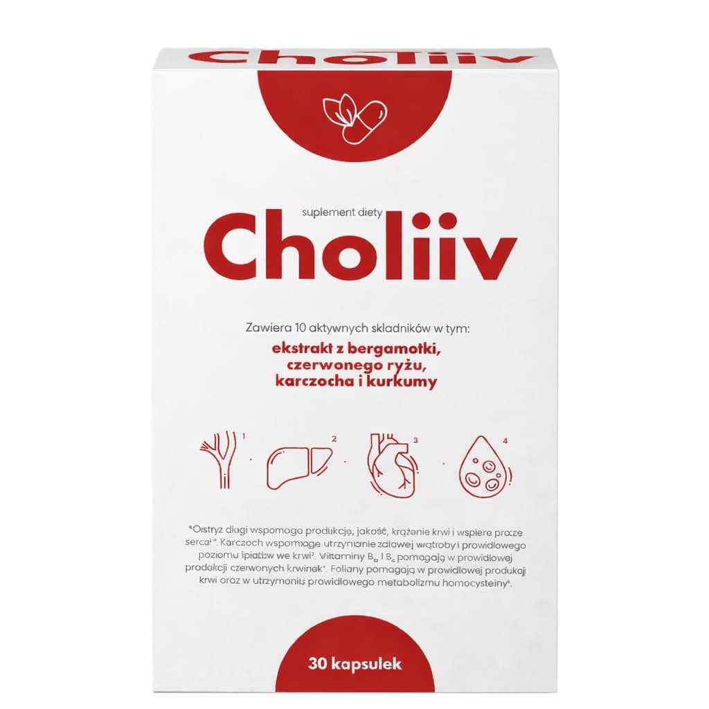 Choliiv - Cholesterol Support - 30 Caps