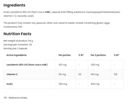 Ostrovit - Lactoferrin Lfs 90% - 30 Caps