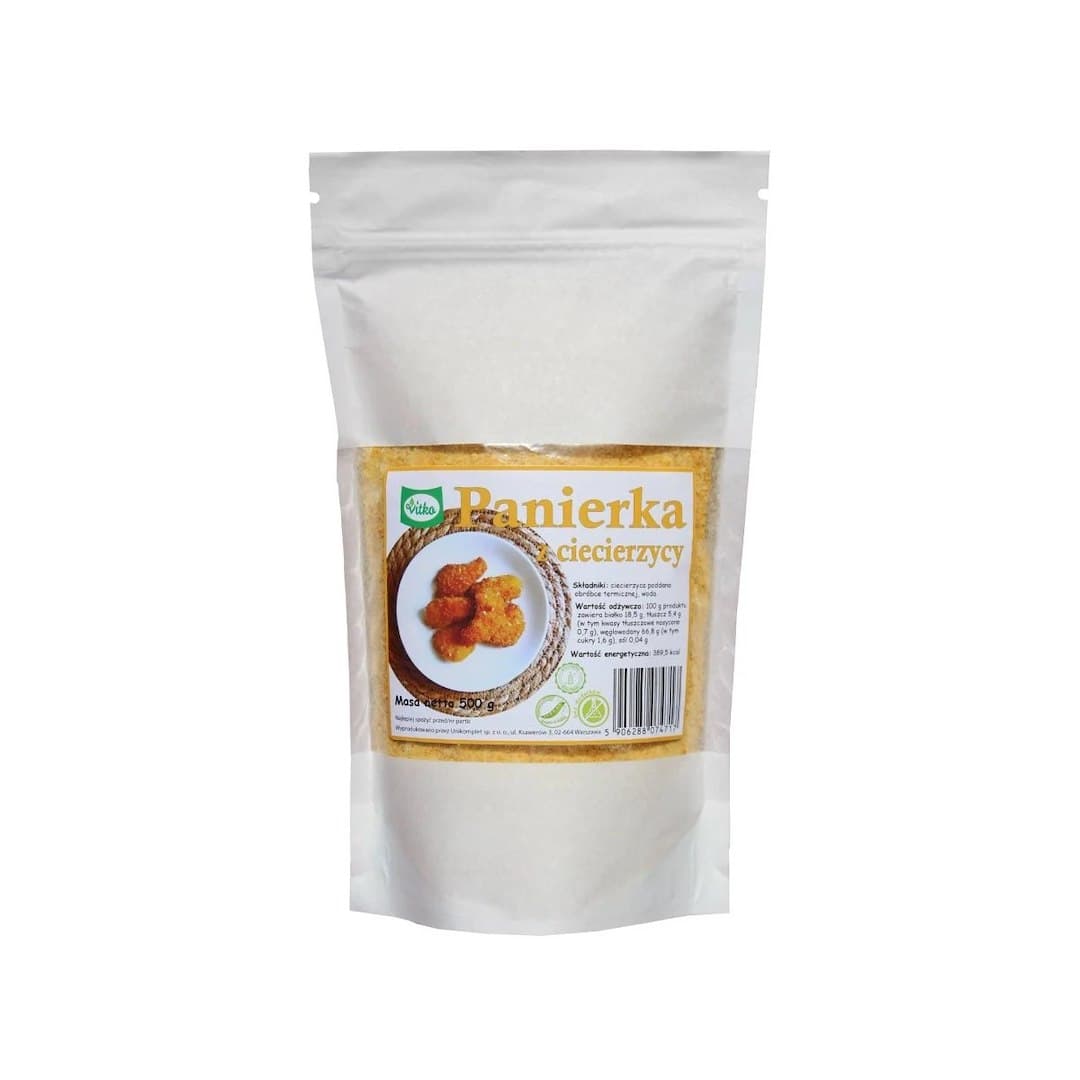 Vitko - Chickpea Breading - 500g – Vitko förpackning