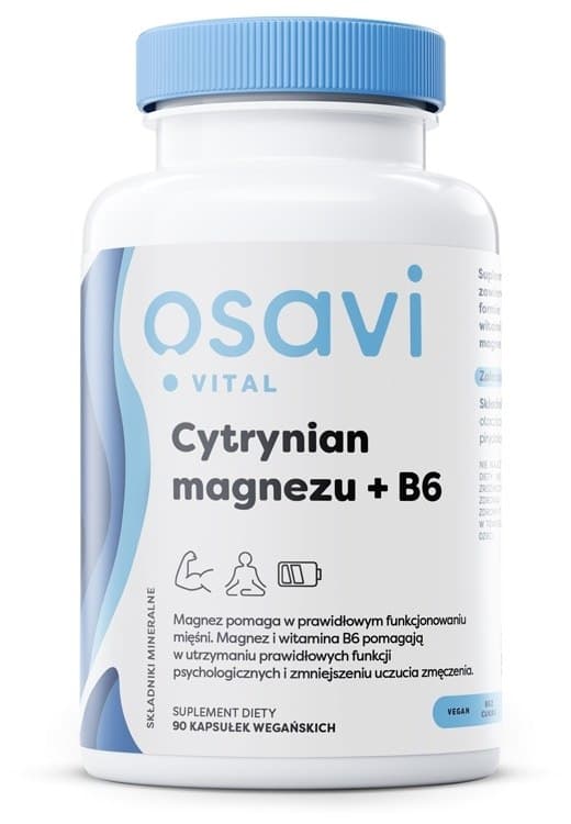 Osavi Nature - Magnesium Citrate + B6 – Osavi förpackning