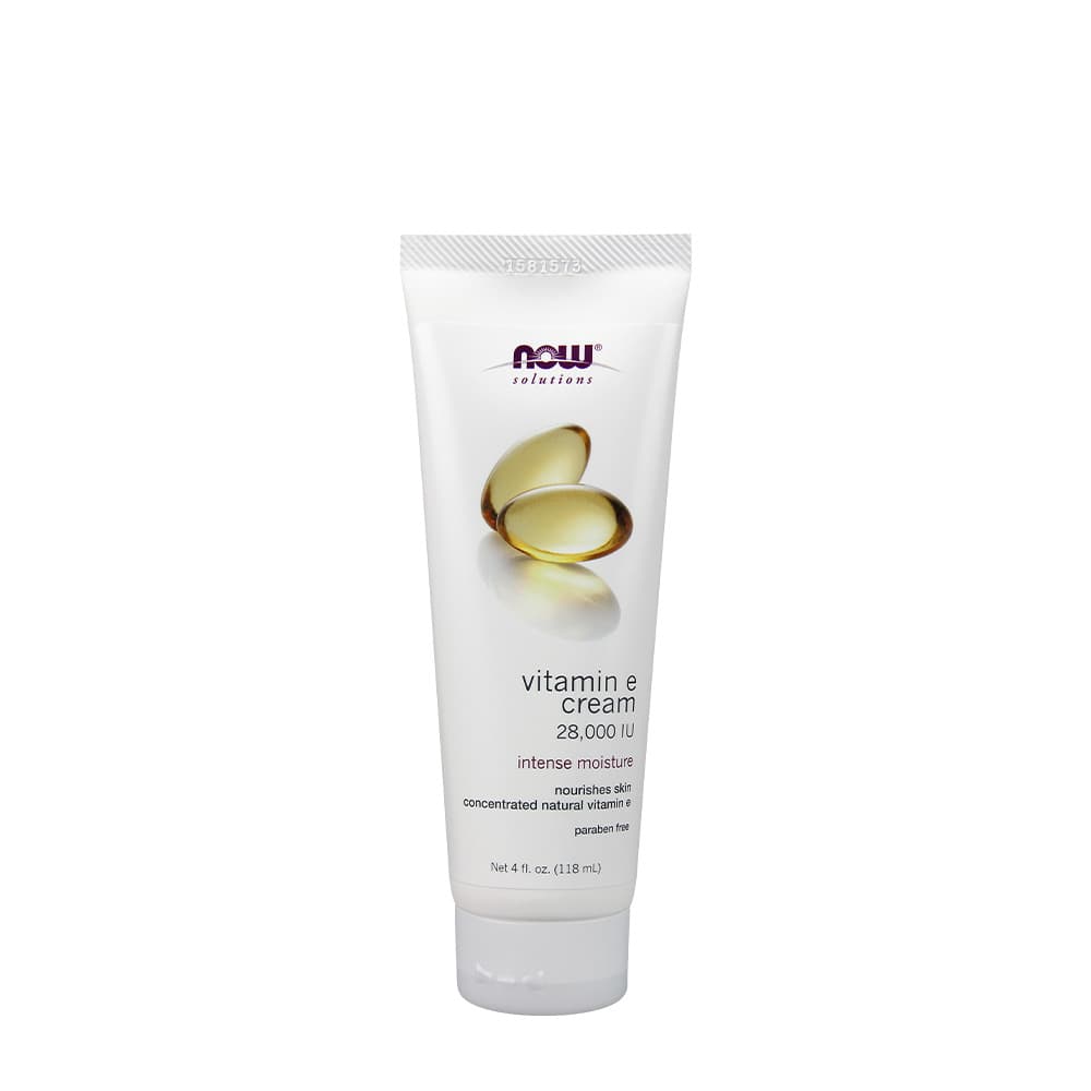 NOW Foods - Vitamin E Cream - 118ml – NOW Foods förpackning