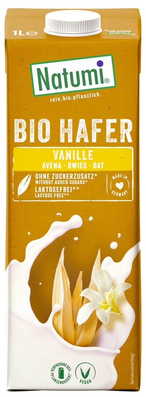 Natumi - Organic Oat Drink - 1l – Natumi förpackning