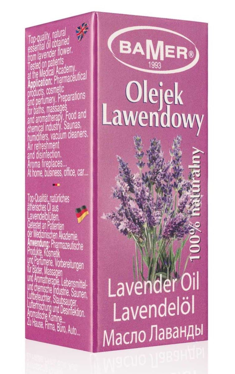 BAMER - Lavender Oil - 7 ml – BAMER förpackning