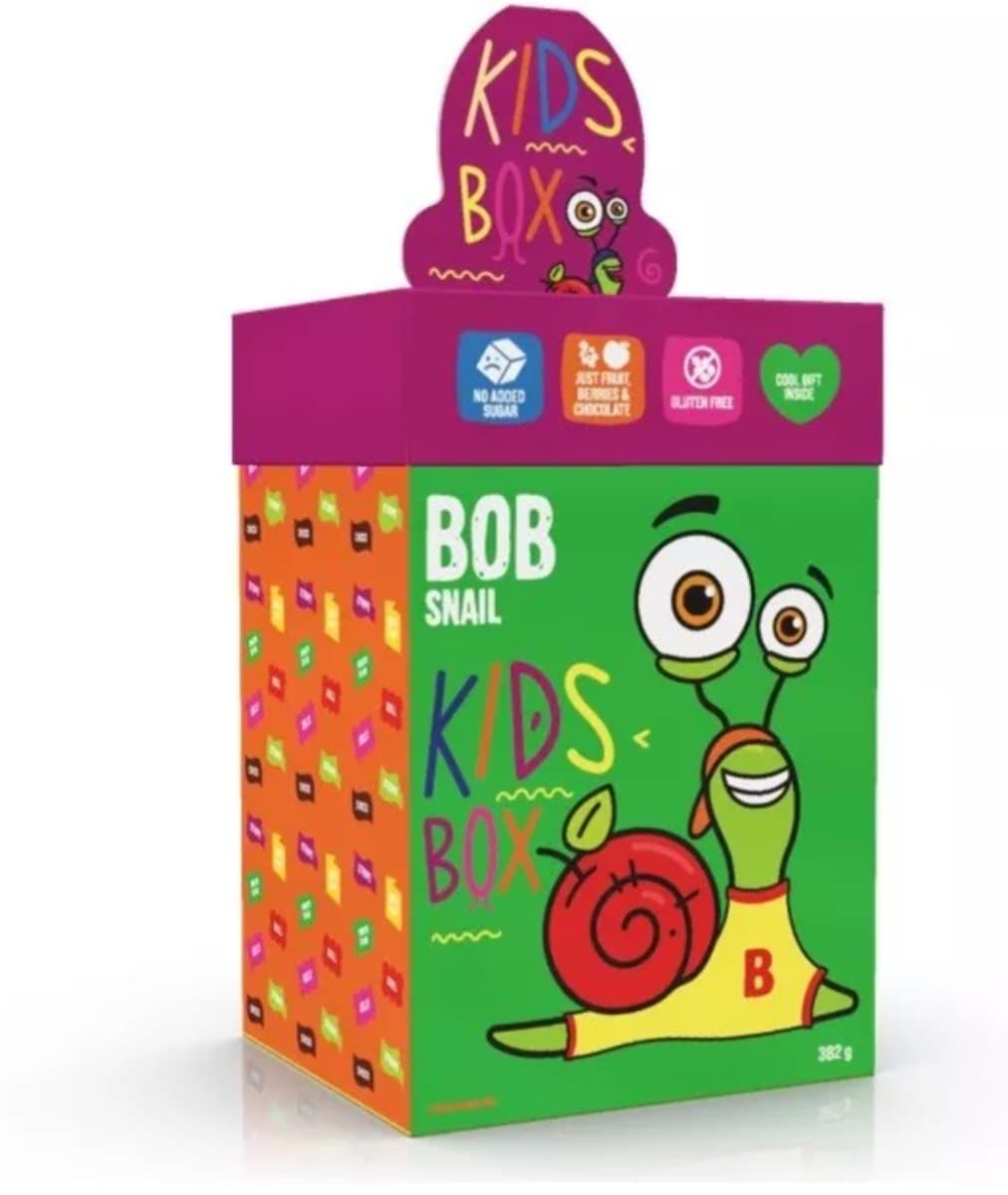 B.O.B SNAIL - Kids Box - 382g – B.O.B SNAIL förpackning