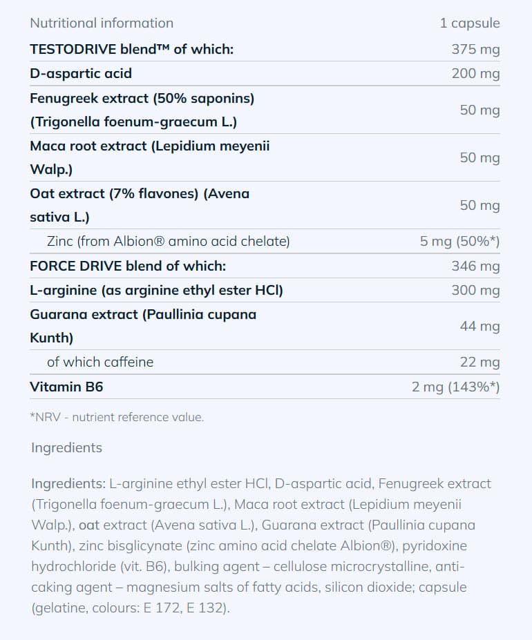 Olimp Labs - Erekton Ultra - 30 Capsules