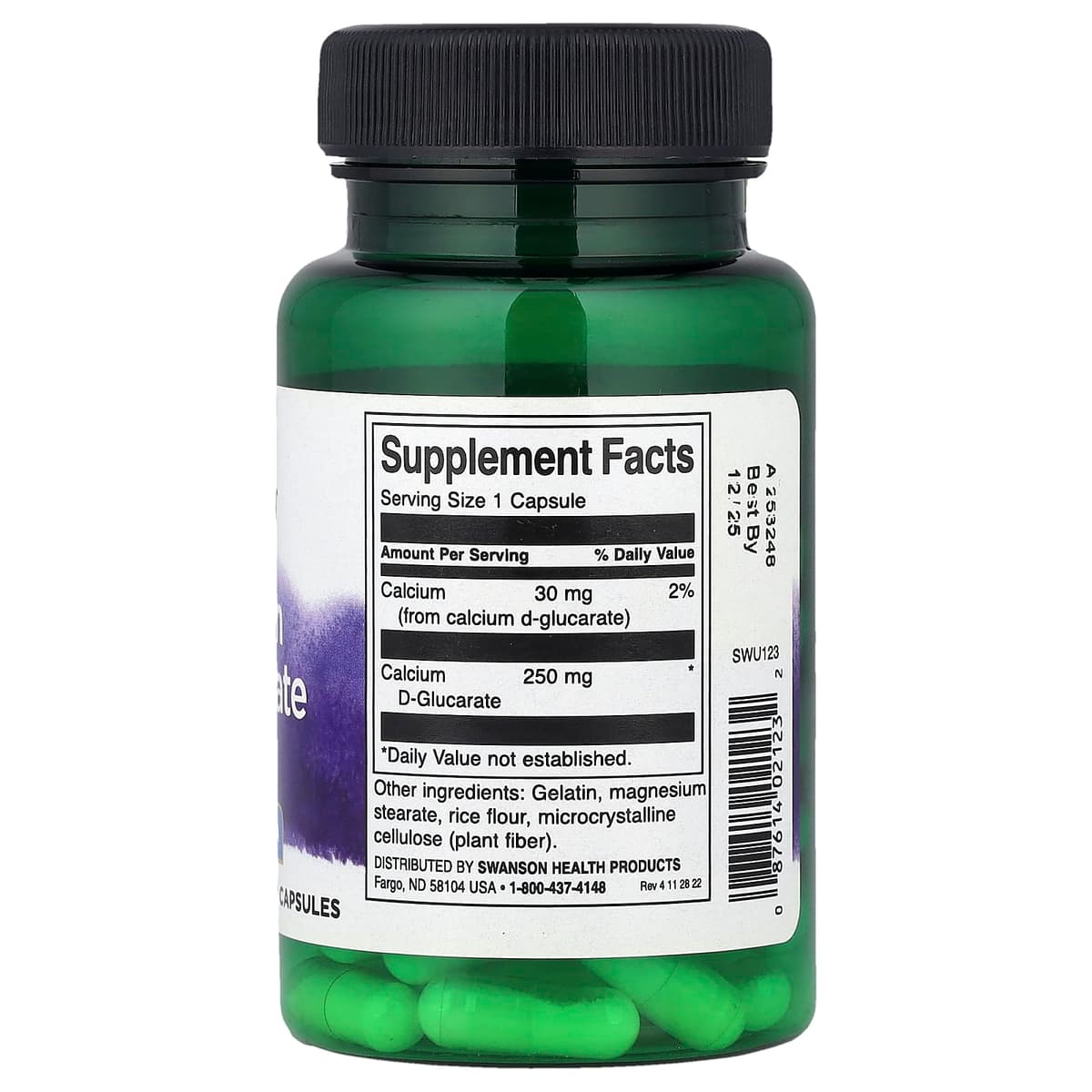 Swanson - Calcium D-Glucarate - 60 Caps