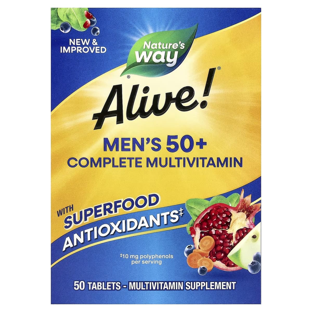 Nature'S Way - Men'S 50+ Complete Multivitamin - 50 Tabs
