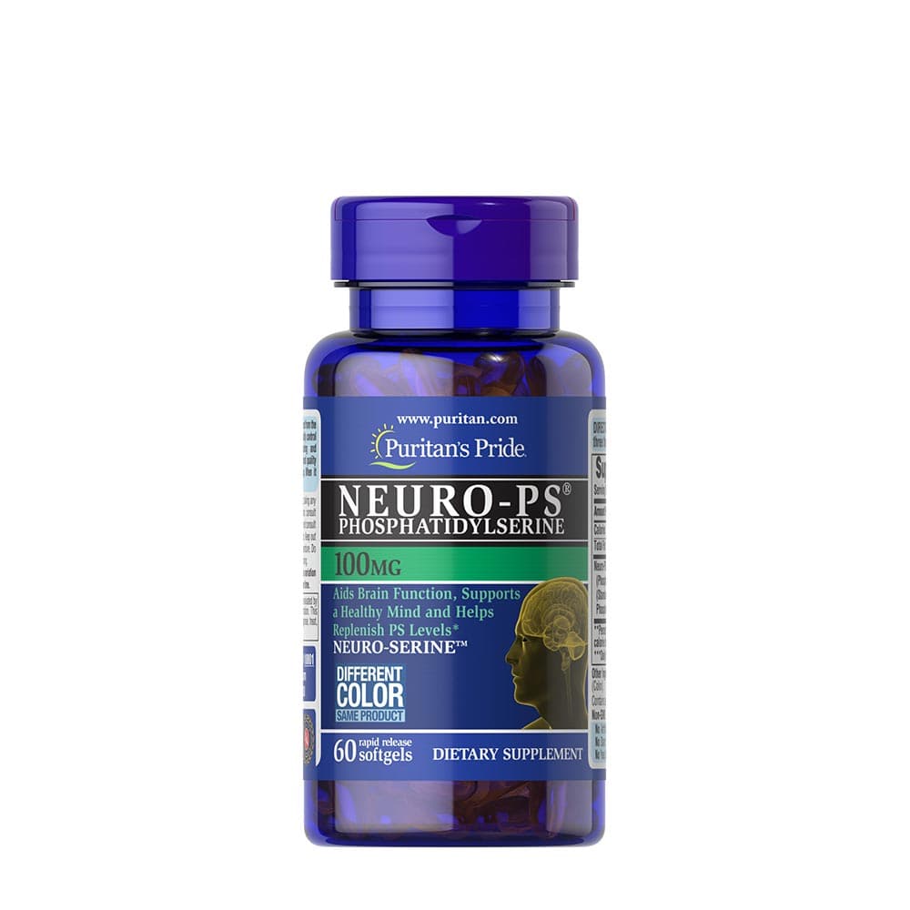 Puritan's Pride - Neuro-PS - Cognitive Support – Puritan's Pride förpackning
