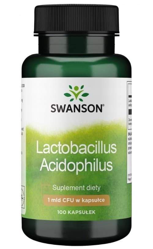 Swanson - Lactobacillus Acidophilus - 100 Caps – Swanson förpackning