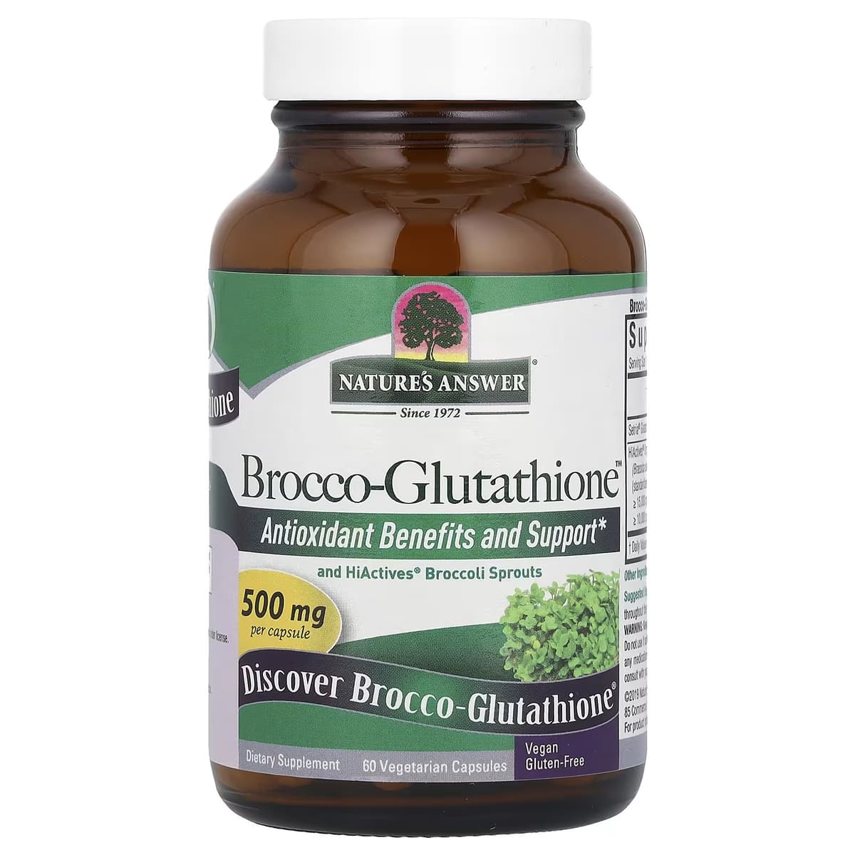 Nature'S Answer Brocco-Glutathione - 60 Vcaps