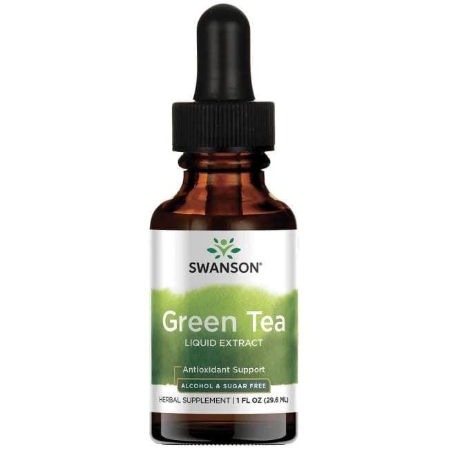Swanson - Green Tea Liquid Extract - 29.6ml – Swanson förpackning