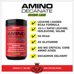 Musclemeds - Amino Decanate, Citrus Lime - 360g