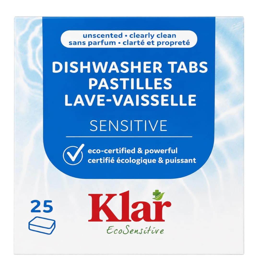 Klar - Dishwasher Tabs - 25 Tabs – Klar förpackning