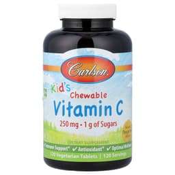 Carlson Labs - Kid's Chewable Vitamin C - 120 Vegetarian Tablets