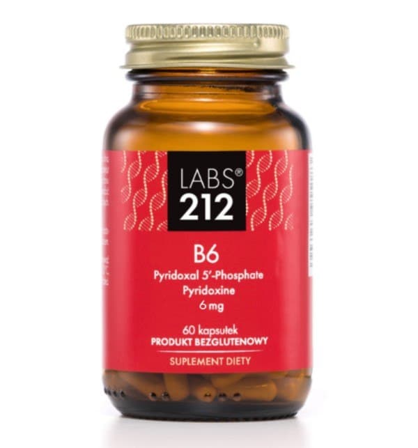 Labs 212 - Vitamin B6 - 30 Caps – LABS 212 förpackning