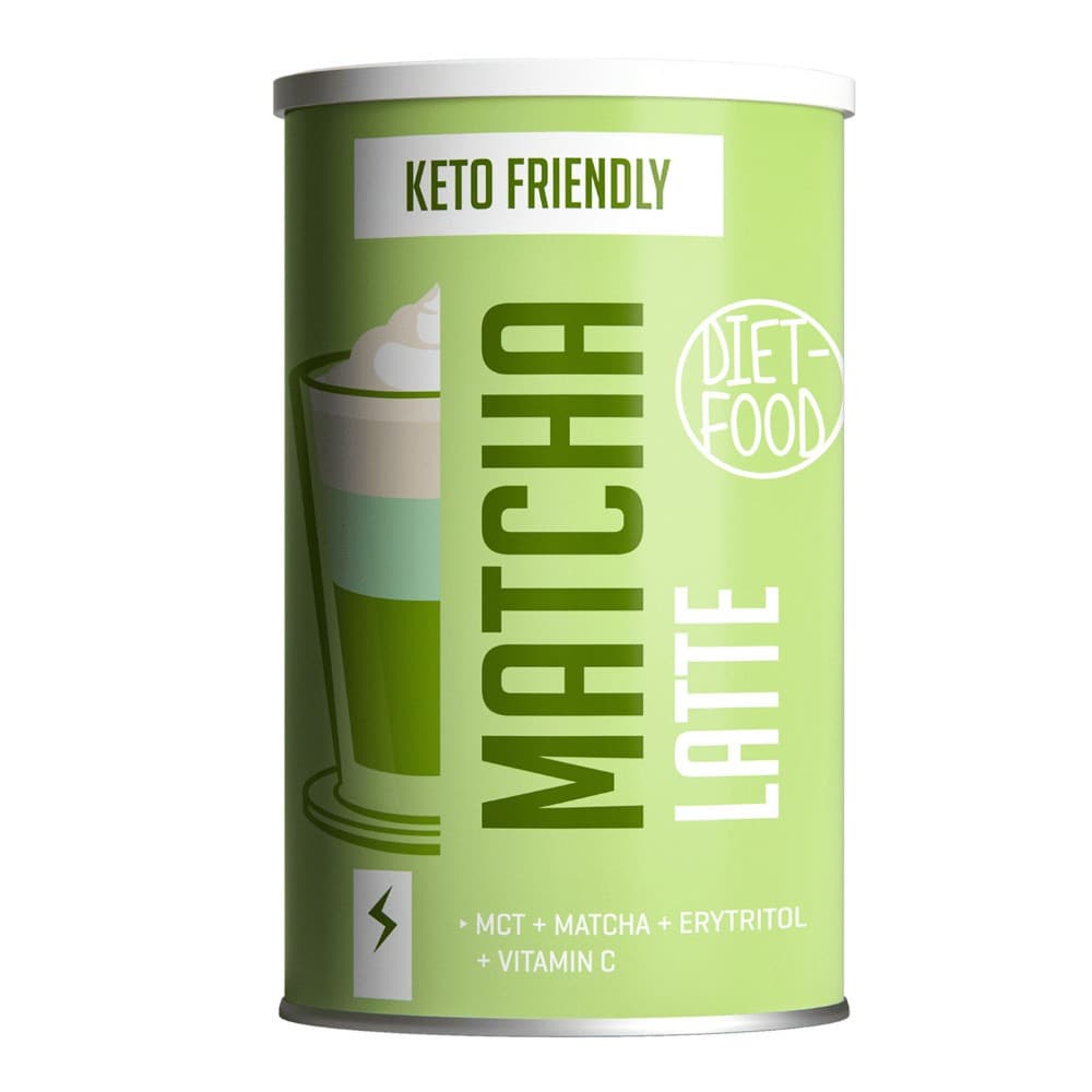 Diet-food - Matcha Latte Keto Friendly 300 g – Diet-Food förpackning