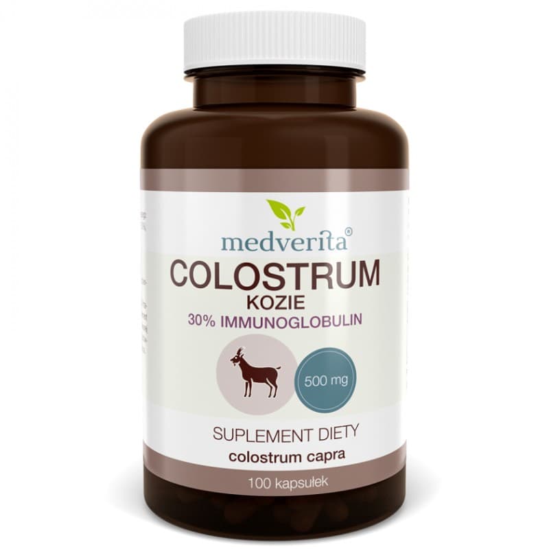 Medverita - Colostrum Capra - 100 Caps – Medverita förpackning