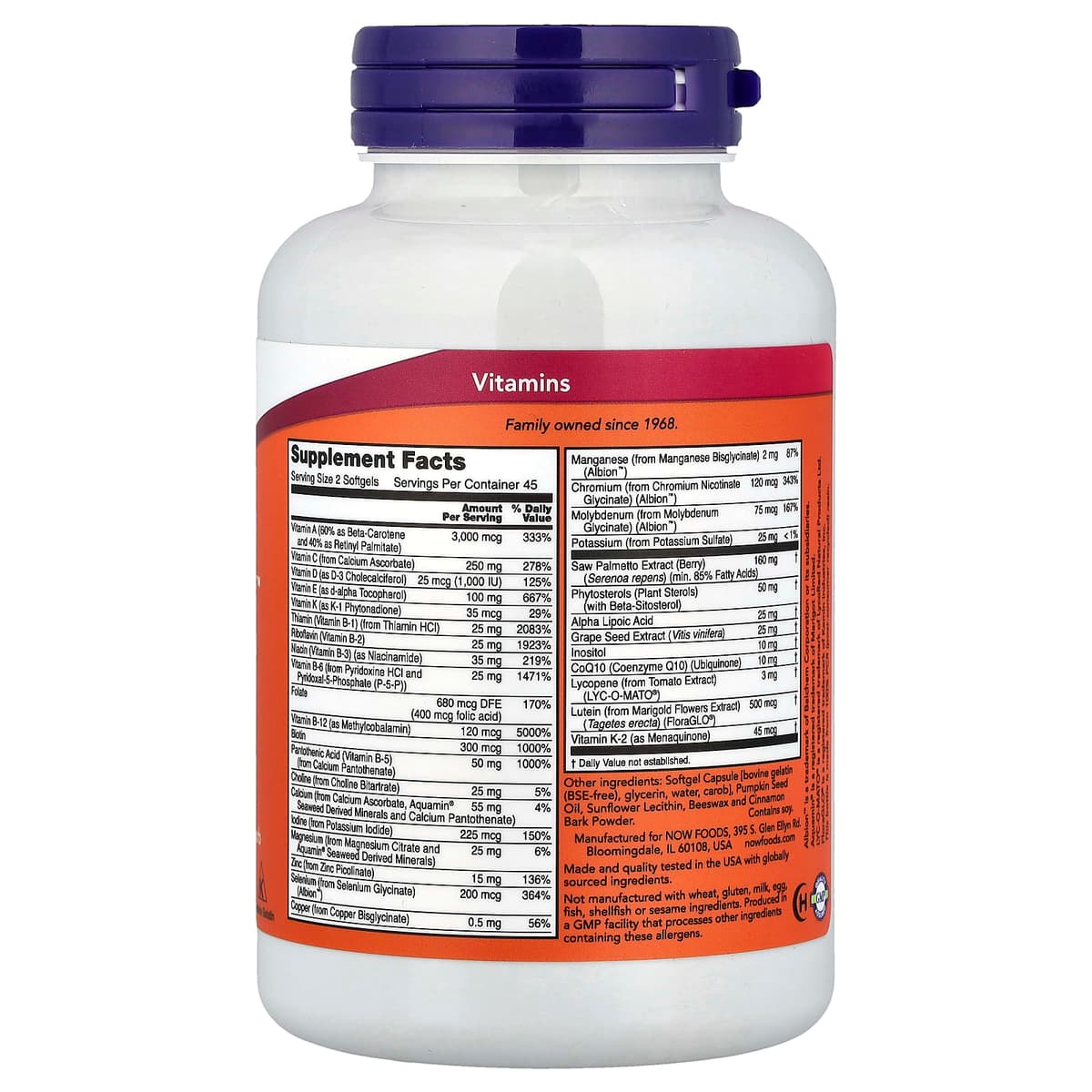 Now Foods - Men'S Multi-Vitamin - 90 Sgels