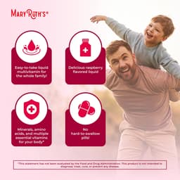 Maryruth'S Flydende Morgen Multivitamin - Hindbær - 946ml