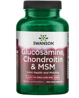 Swanson - Glucosamine, Chondroitin & MSM - 360 Mini-Tabs
