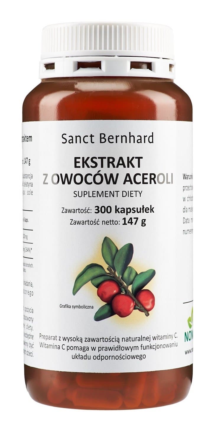 Kräuterhaus Sanct Bernhard - Acerola - 300 Caps