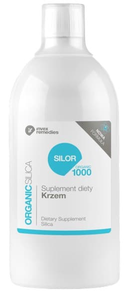 INVEX REMEDIES - Silor Organic Silica - 1000 ml – INVEX REMEDIES förpackning
