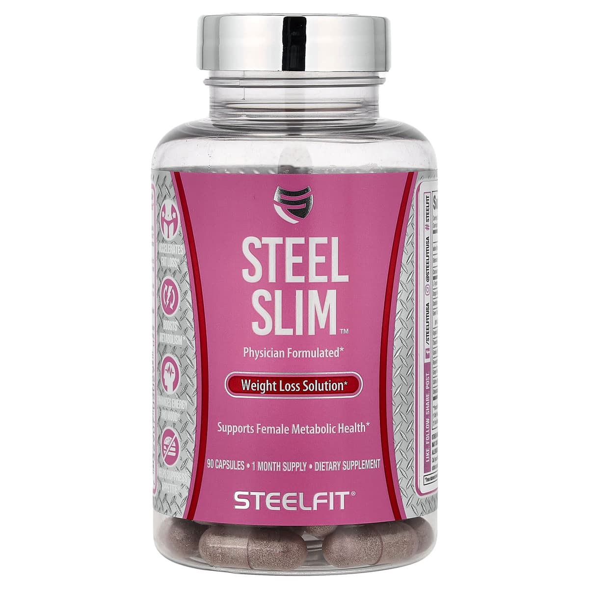 SteelFit - Steel Slim - 90 Kaps