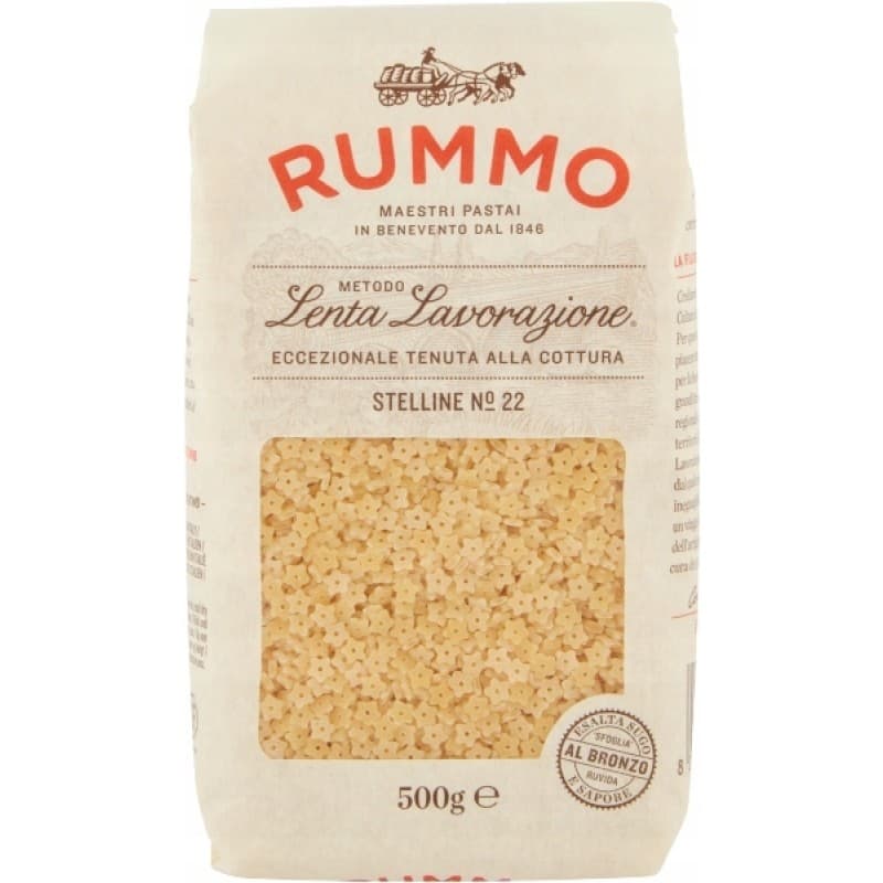 Rummo - Stelline - 500g – Rummo förpackning