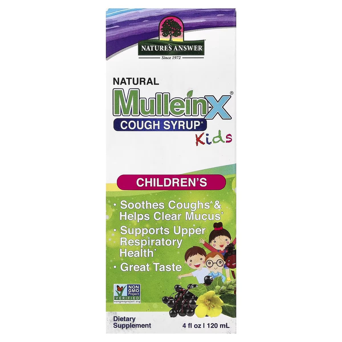 Nature's Answer - Mullein X Cough Syrup Kids - 120ml