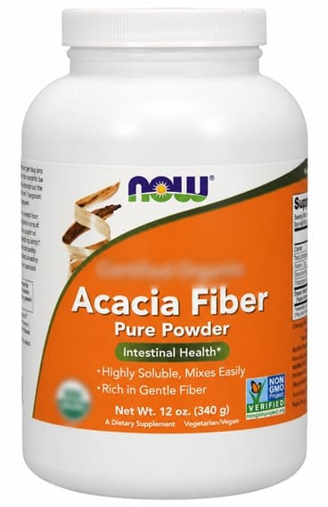 NOW Foods - Akaciefiber - 340 g – emballage