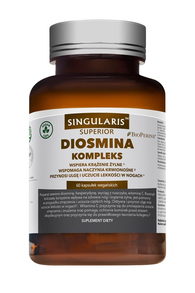 Singularis - Superior Diosmina Complex - 60 Caps – Singularis förpackning