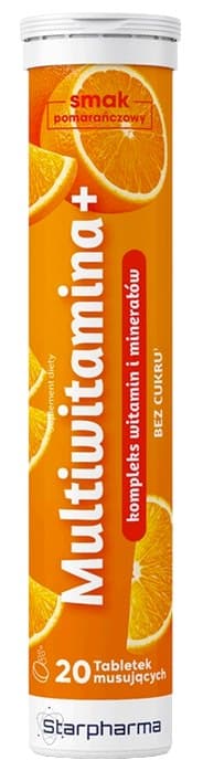 Zdrowy Lizak - Multivitamina+ - 20 tablets – Zdrowy Lizak förpackning