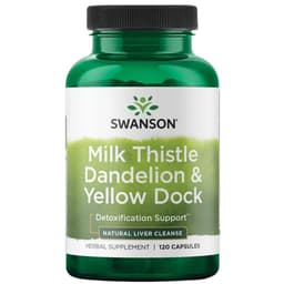 Swanson - Milk Thistle Dandelion & Yellow Dock - 120 Caps