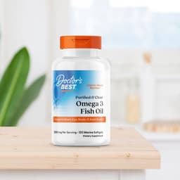 Doctor's Best - Purified & Clear Omega 3 Fish Oil - 120 Marine Softgels