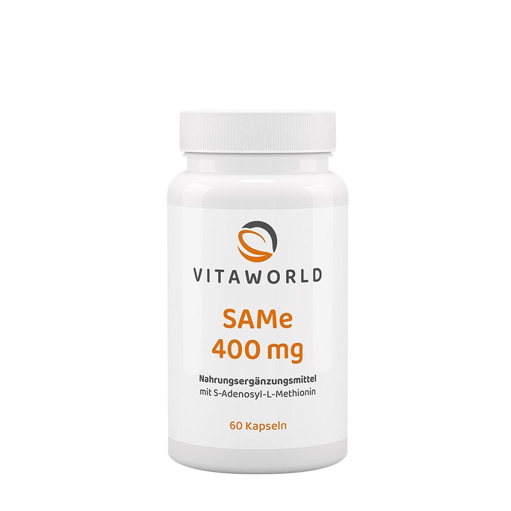 Vitaworld SAMe 400mg - 60 Caps – Vitaworld förpackning