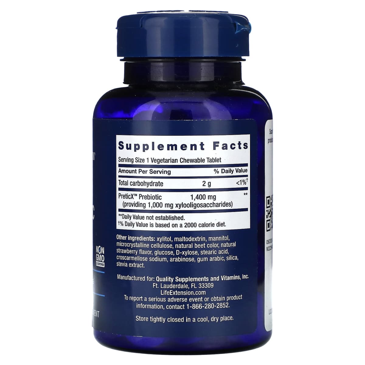 Life Extension - FLORASSIST Prebiotic Chewable - 60 Tabs