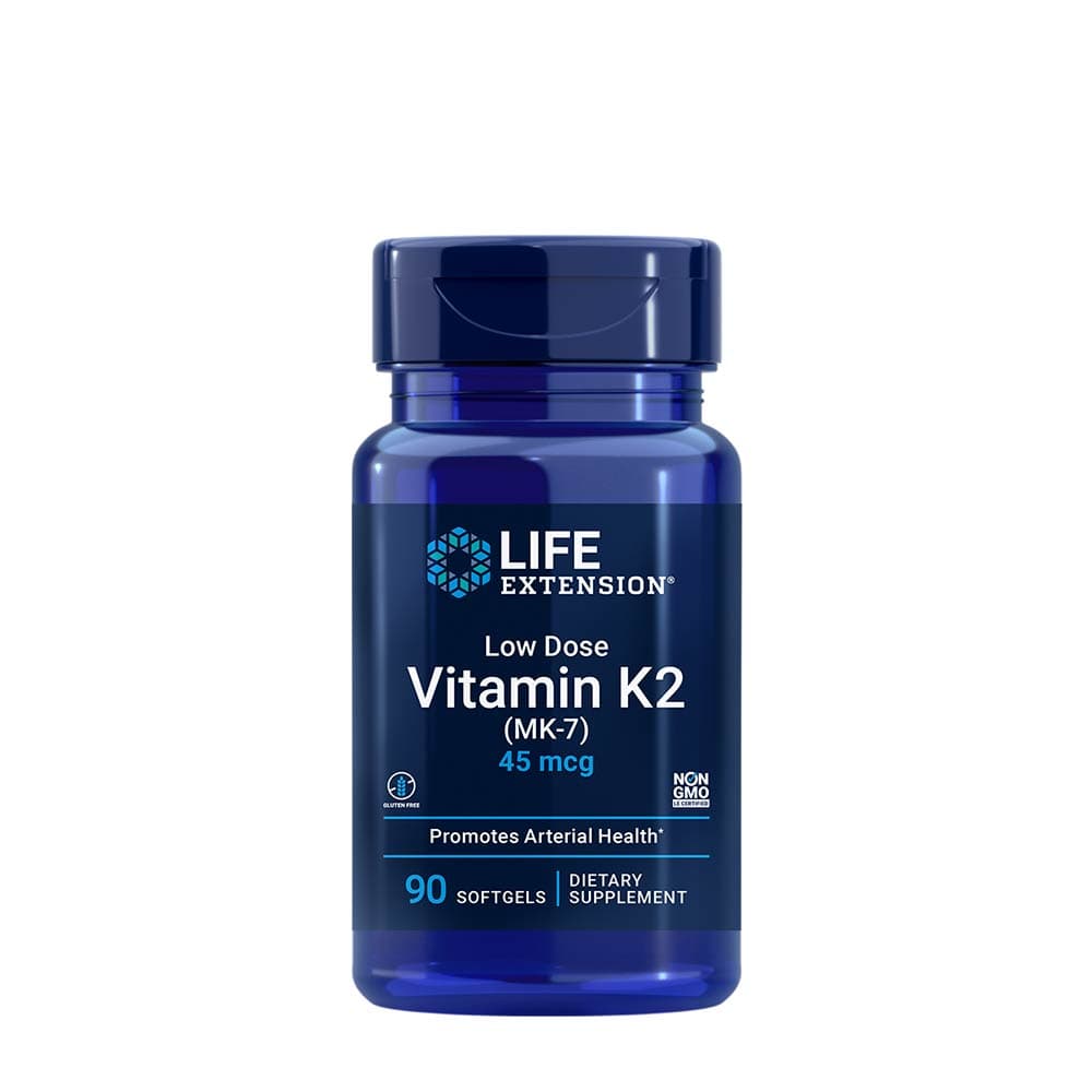 Life Extension - Low Dose Vitamin K2 (MK-7), 45mcg - 90 Sgels