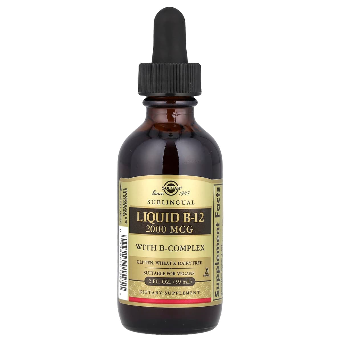 Solgar - Liquid B-12 With B-Complex - 59ml