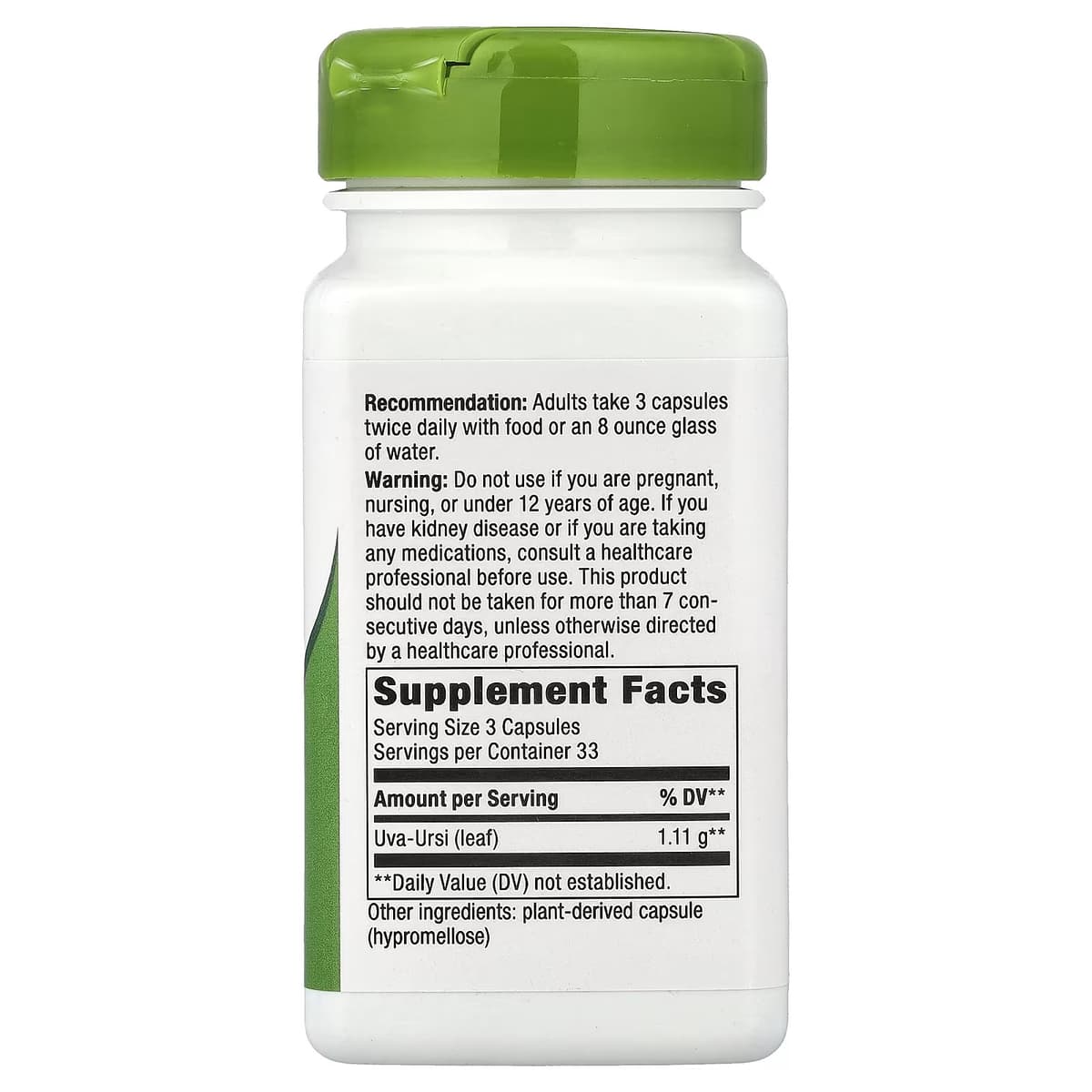 Nature's Way - Uva-Ursi Blade - 100 Vcaps