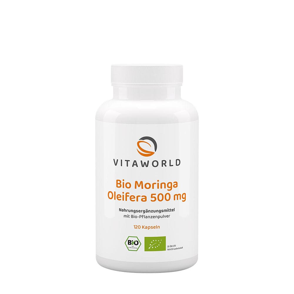 Vitaworld - Moringa Oleifera - 120 Caps – Vitaworld förpackning