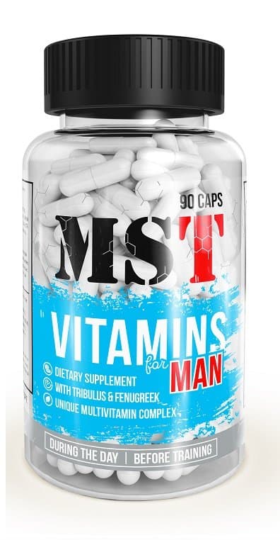 MST - Vitaminer för män - 90 kapslar
