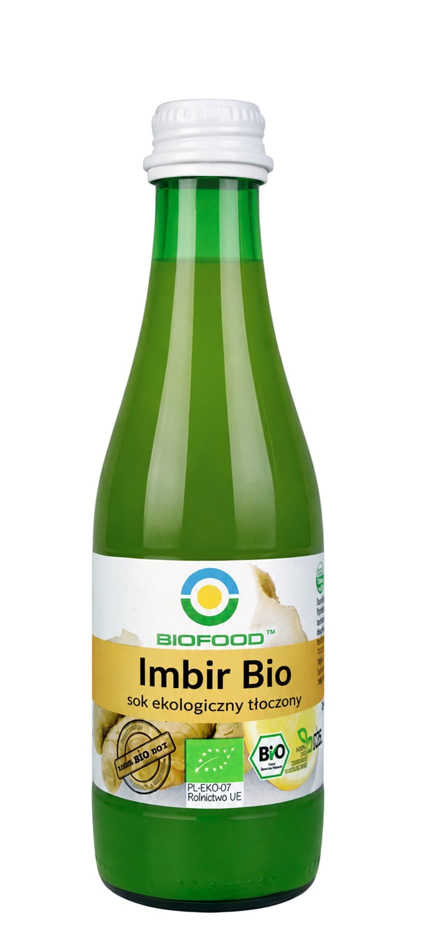 Bio Food - Ginger Juice - 300ml – Bio Food förpackning