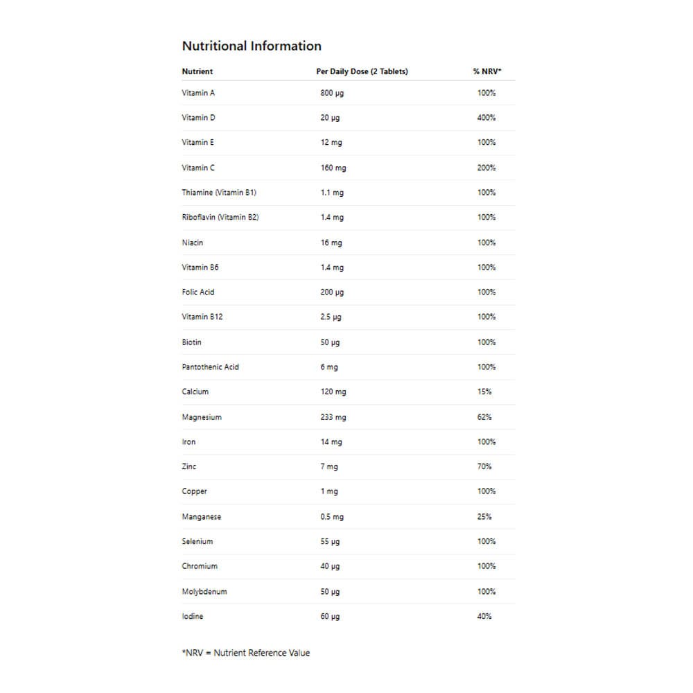 Wispy - Multivitamin Én Dag - 120 Tabletter